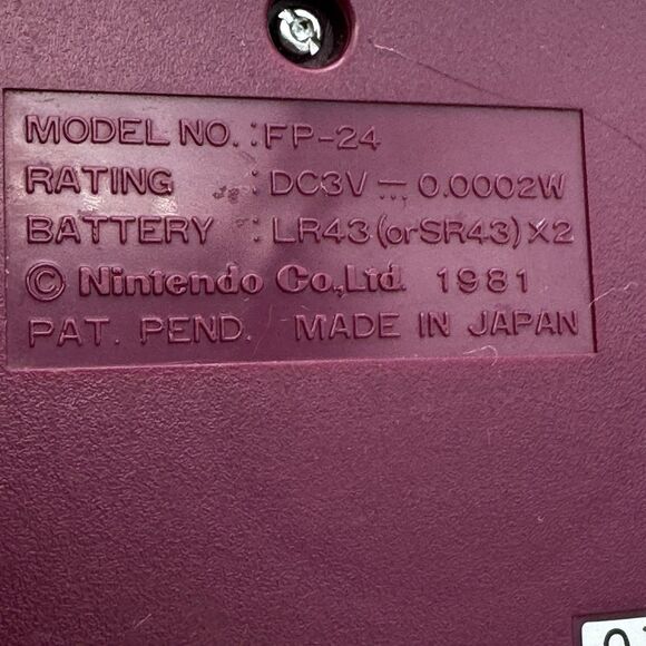 Nintendo Chef Japan Game and Watch Vintage Retro FP-24 Tested Works 1981 Japan - Picture 7 of 8